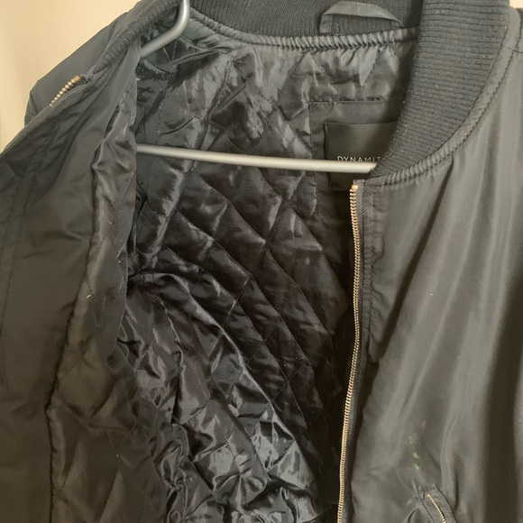 Black Bomber Jacket - Picture 2 of 5